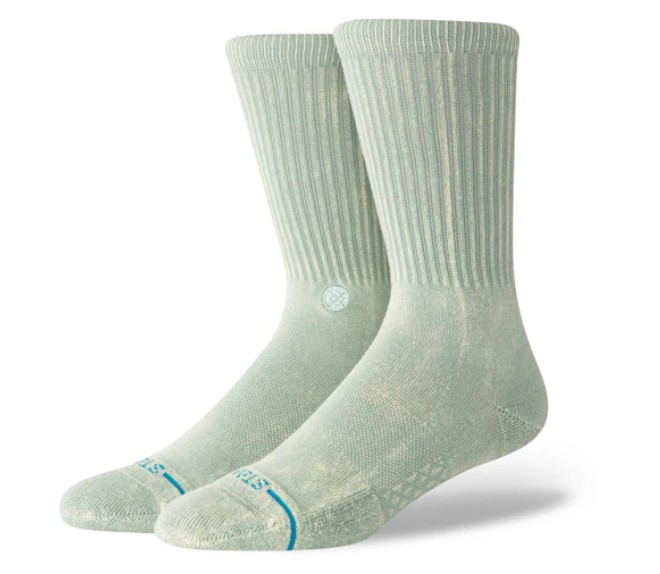 Stance Icon Dyed Crew Sea Green M