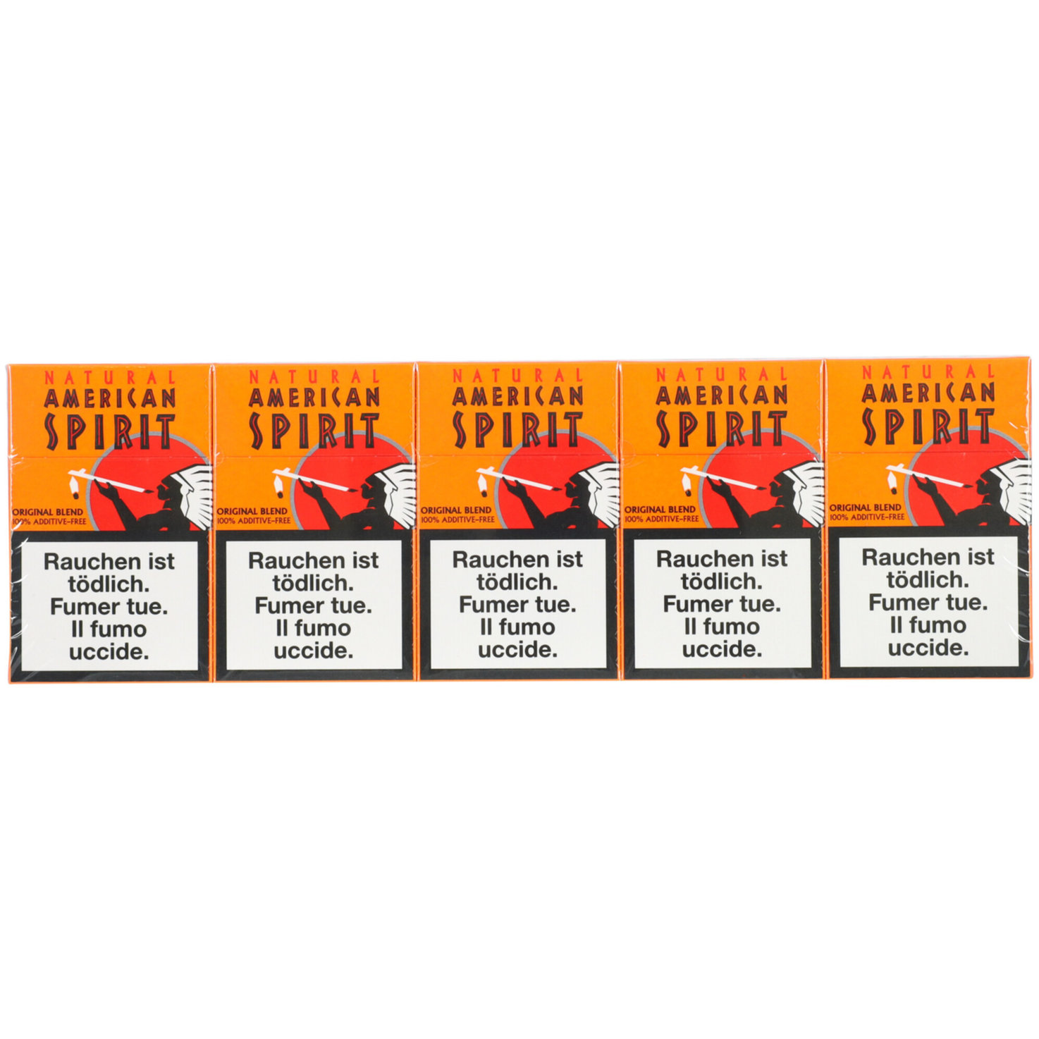 Natural American Spirit Zigaretten Orange Box Stange