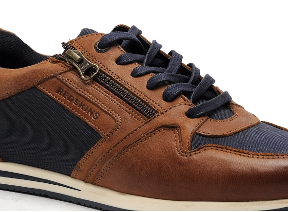Redskins basses homme lucide 2 marron