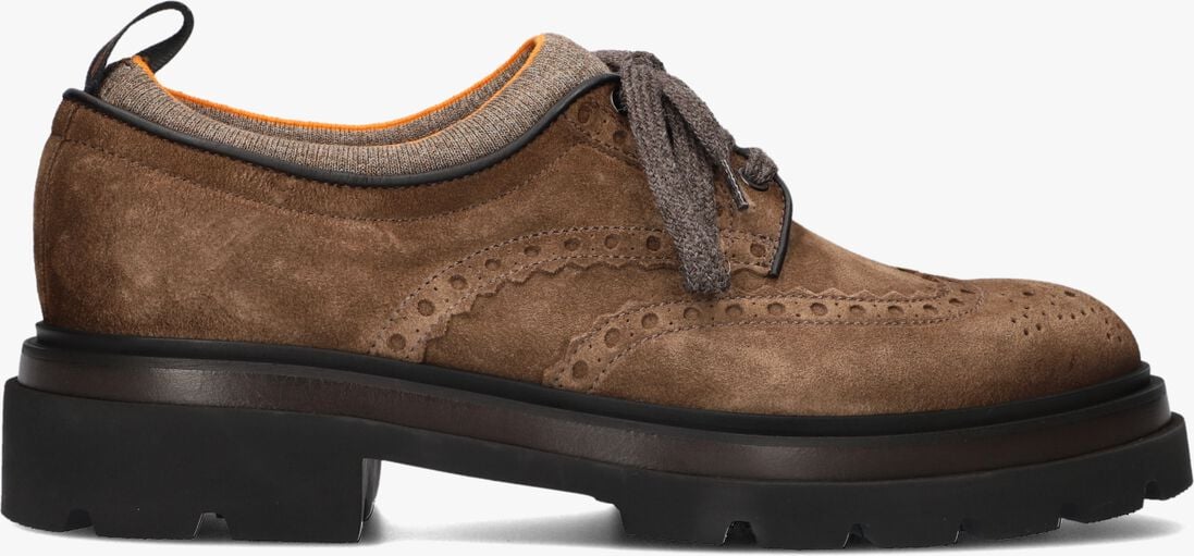 bruine santoni veterschoenen 18936