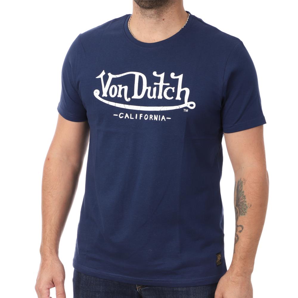 Von Dutch T-shirt Marine Homme Von Dutch Best