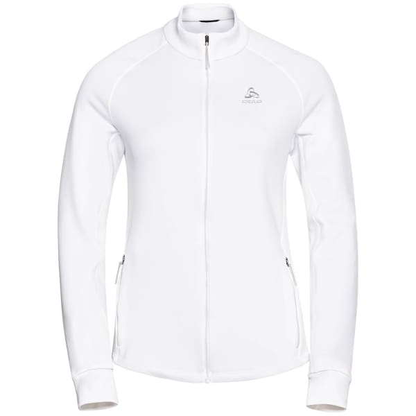 Veste polaire ODLO BERRA MIDLAYER FULL ZIP W WHITE