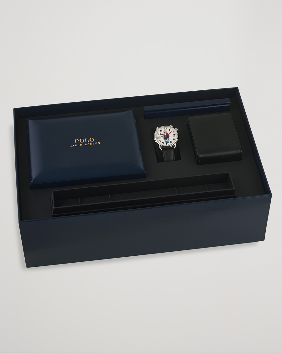 Polo Ralph Lauren 42mm Automatic Denim Tux Bear White Dial