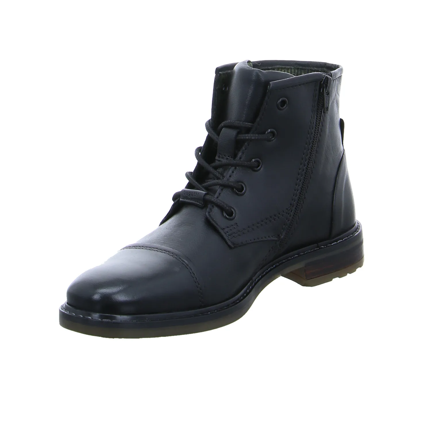 BUGATTI SHOES Winter-Boots Schwarz Leder