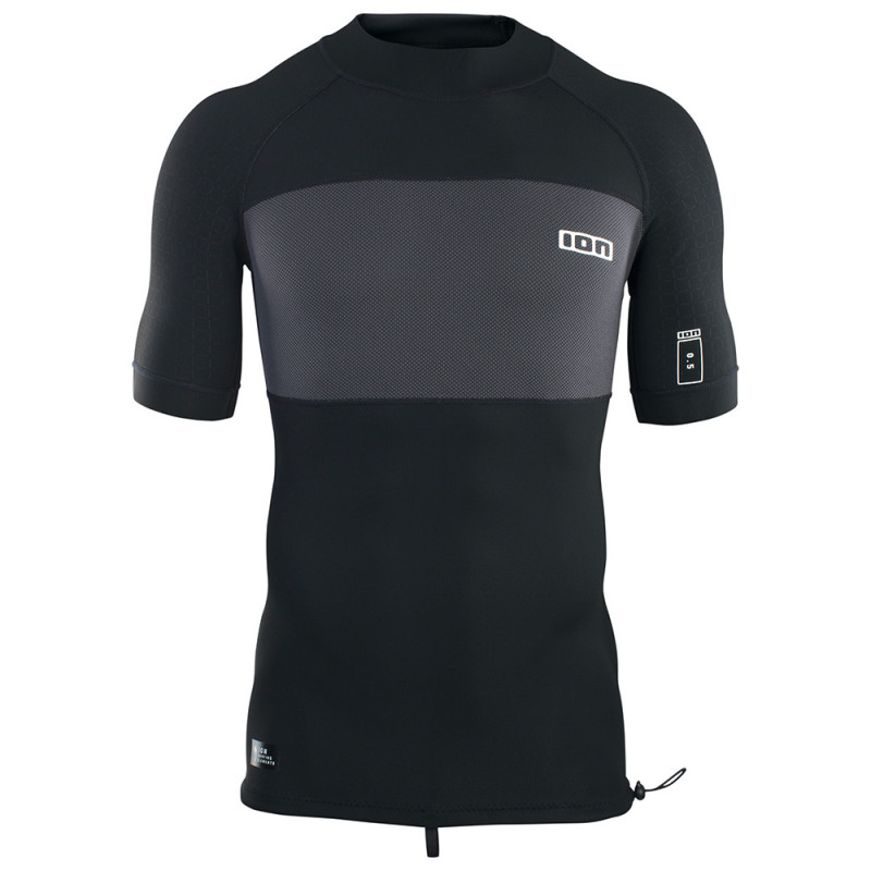 TOP NÉOPRENE ION 0.5MM MANCHES COURTES NOIR