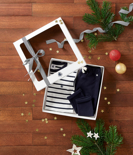 Coffret cadeau bébé tee-shirt et pantalon