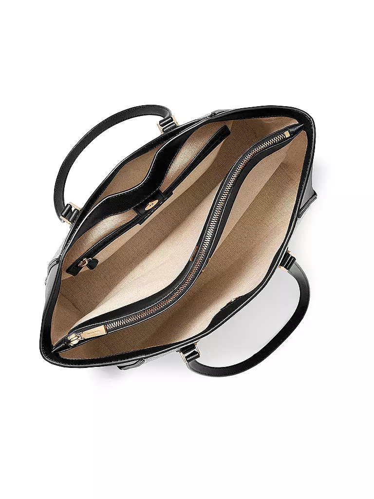 MICHAEL KORS Ledertasche - Shopper TARYN  Large schwarz