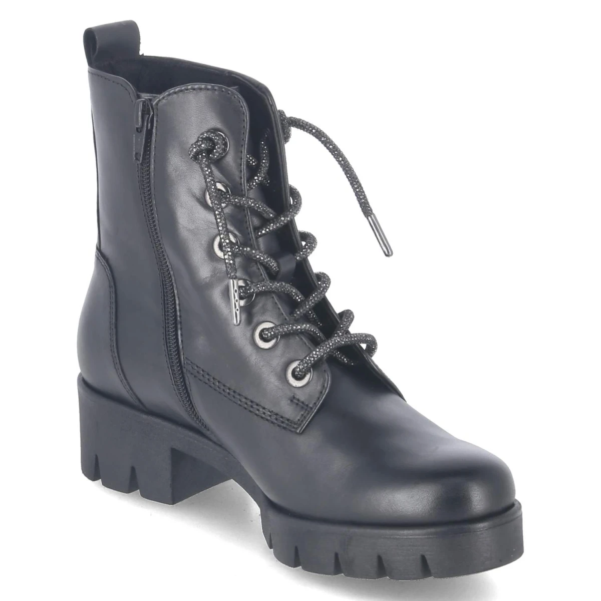 GaborSchnürstiefeletten - schwarz(Se.Strass)
