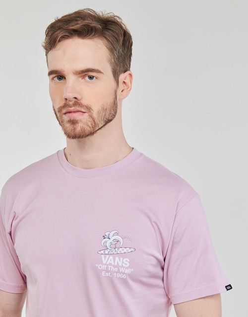 Vans - CHECKERBOARD BLOOMING SS TEE - Violet