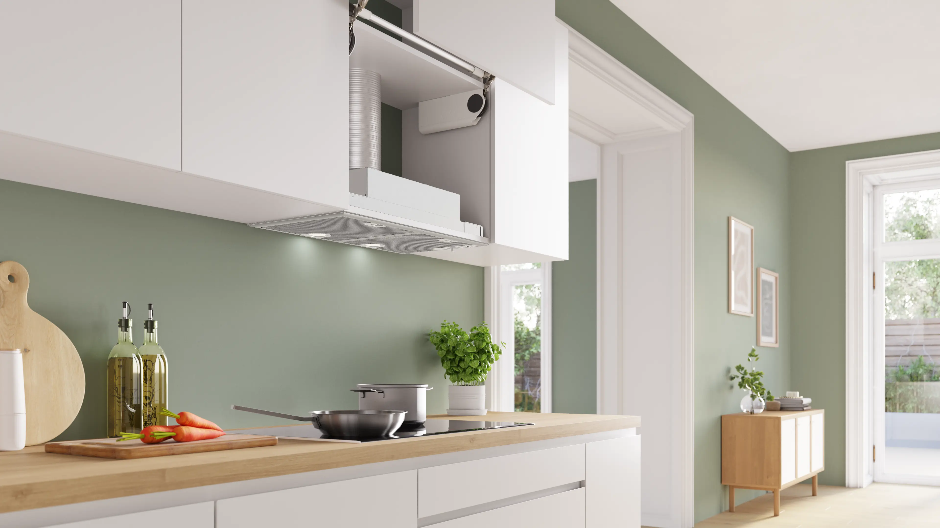 Serie 4 Afzuigunit 75 cm Zilver metallic
