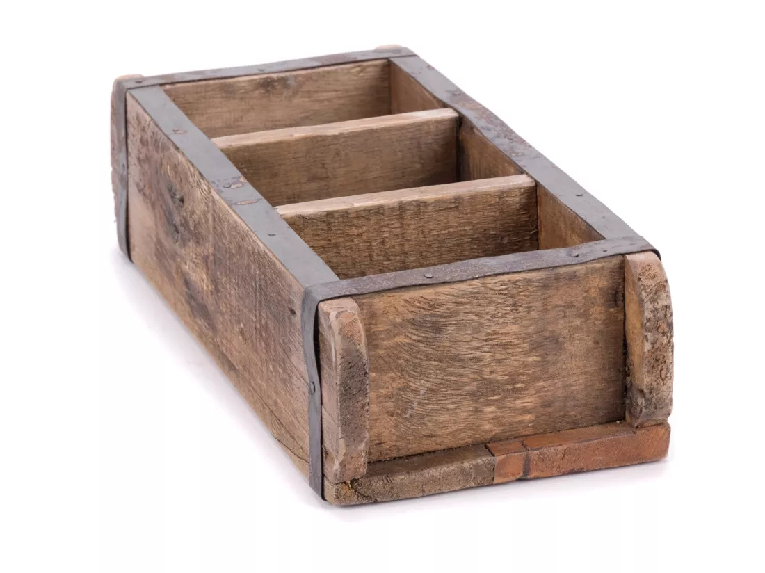 CAISSE EN BOIS Brique Bois massif, forme de brique