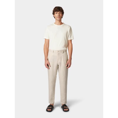 Herren-Leinenhose, Sandmelange