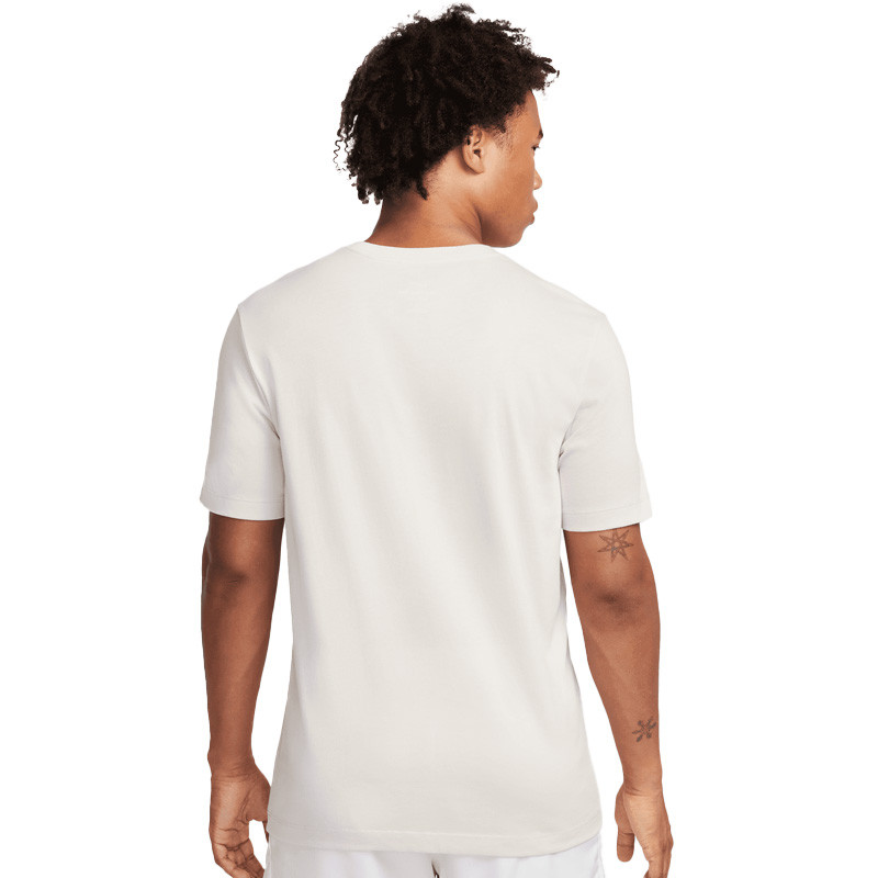 Tee-shirt de tennis Nike Court Dri-Fit beige