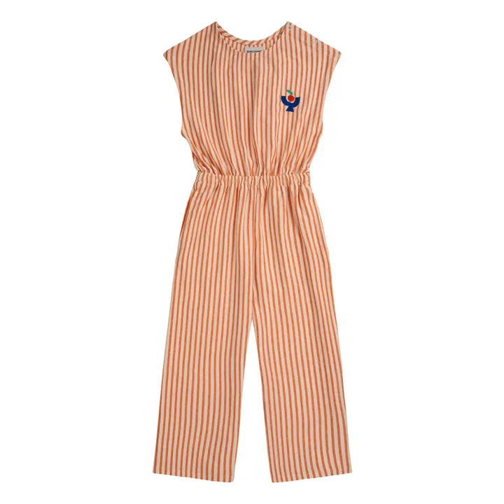 Bobo Choses Combinaison Coton Bio Rayée | Orange