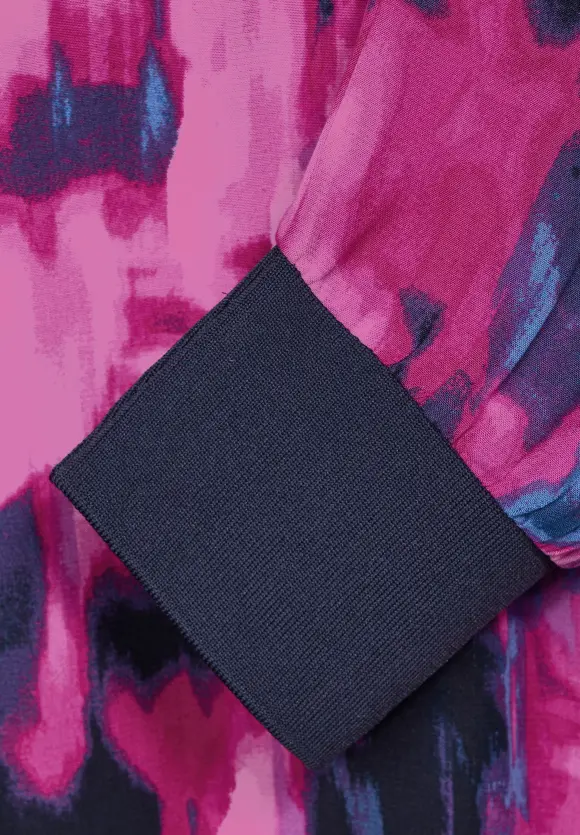 Blusenshirt mit Knoten - bright cozy pink