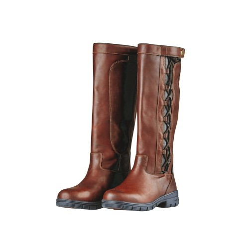 Botas de couro unissex Pinnacle II para adultos, marrom avermelhado