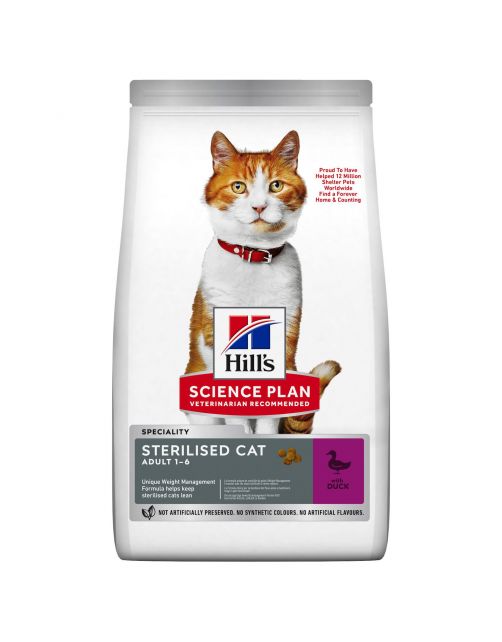 Hill's Feline Young Adult Sterilised Cat Eend - Kattenvoer