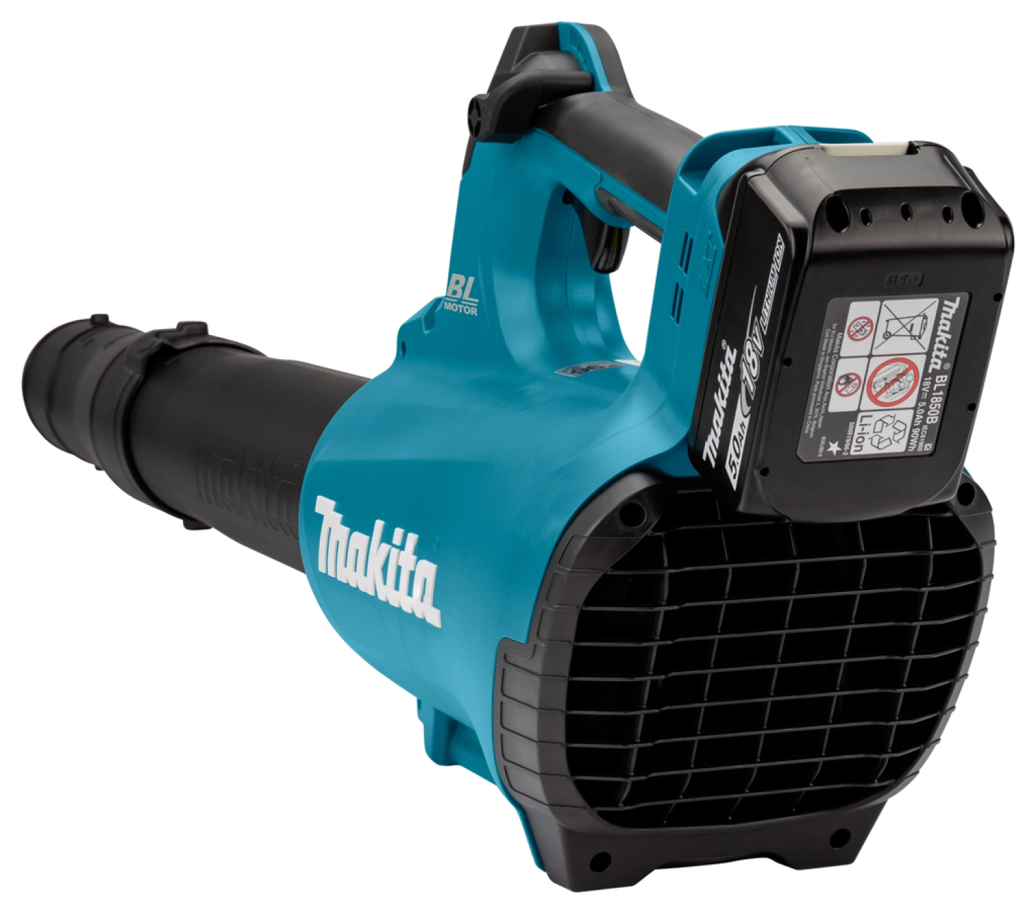 Makita DUB184PT4J 18V Li-Ion accu bladblazer set (4x 5,0Ah) in Mbox - 187 km/h