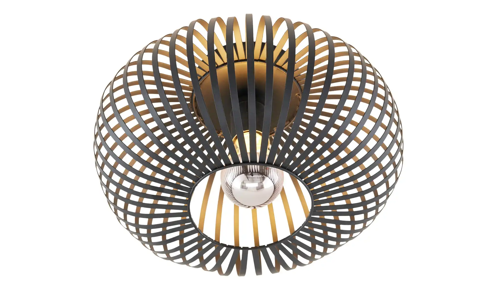 Trio Deckenleuchte, 1-flammig, Metall schwarz ´klein`