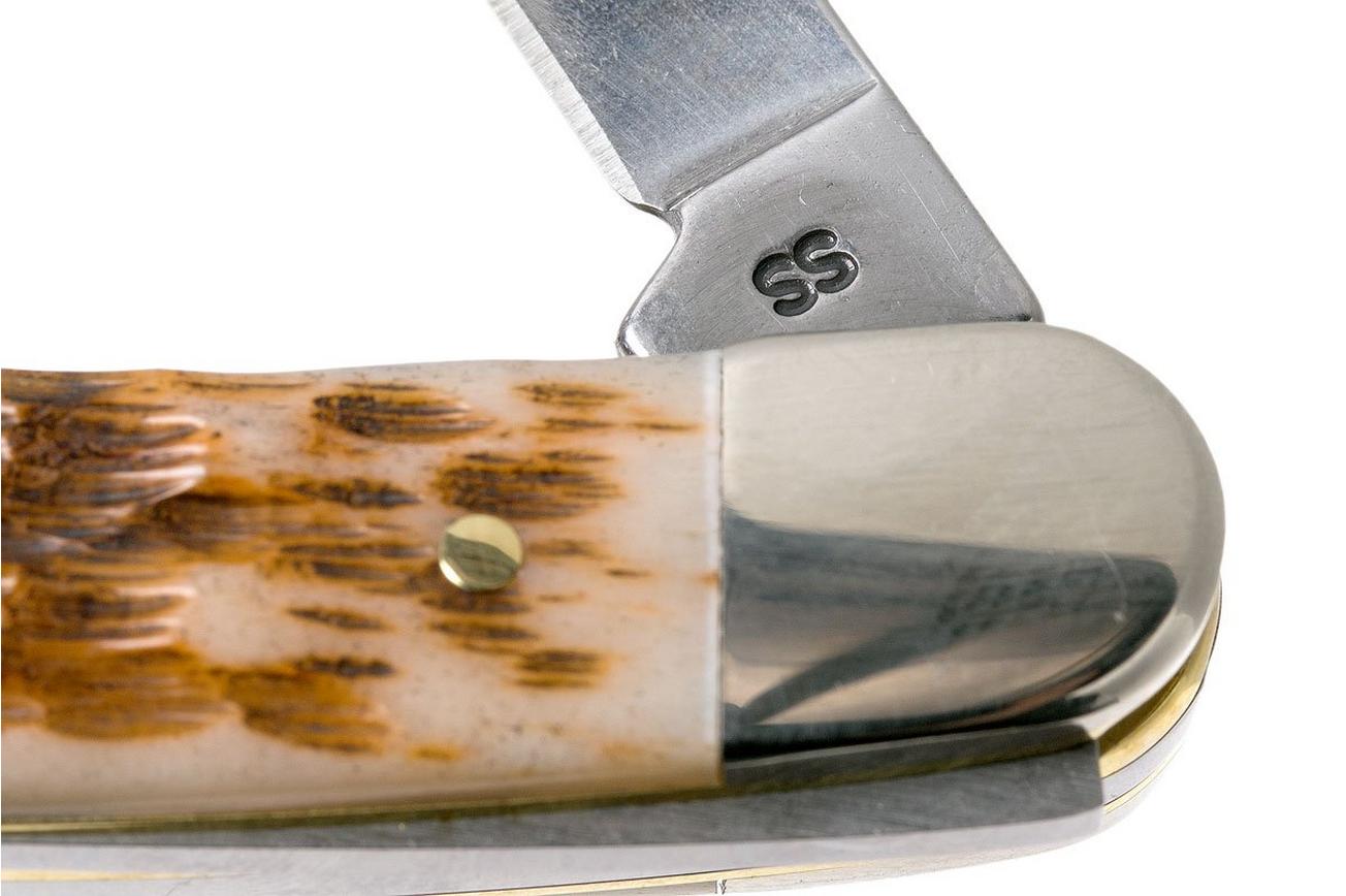 Case Medium Stockman Amber Jigged Bone, 00042, 6318 SS zakmes