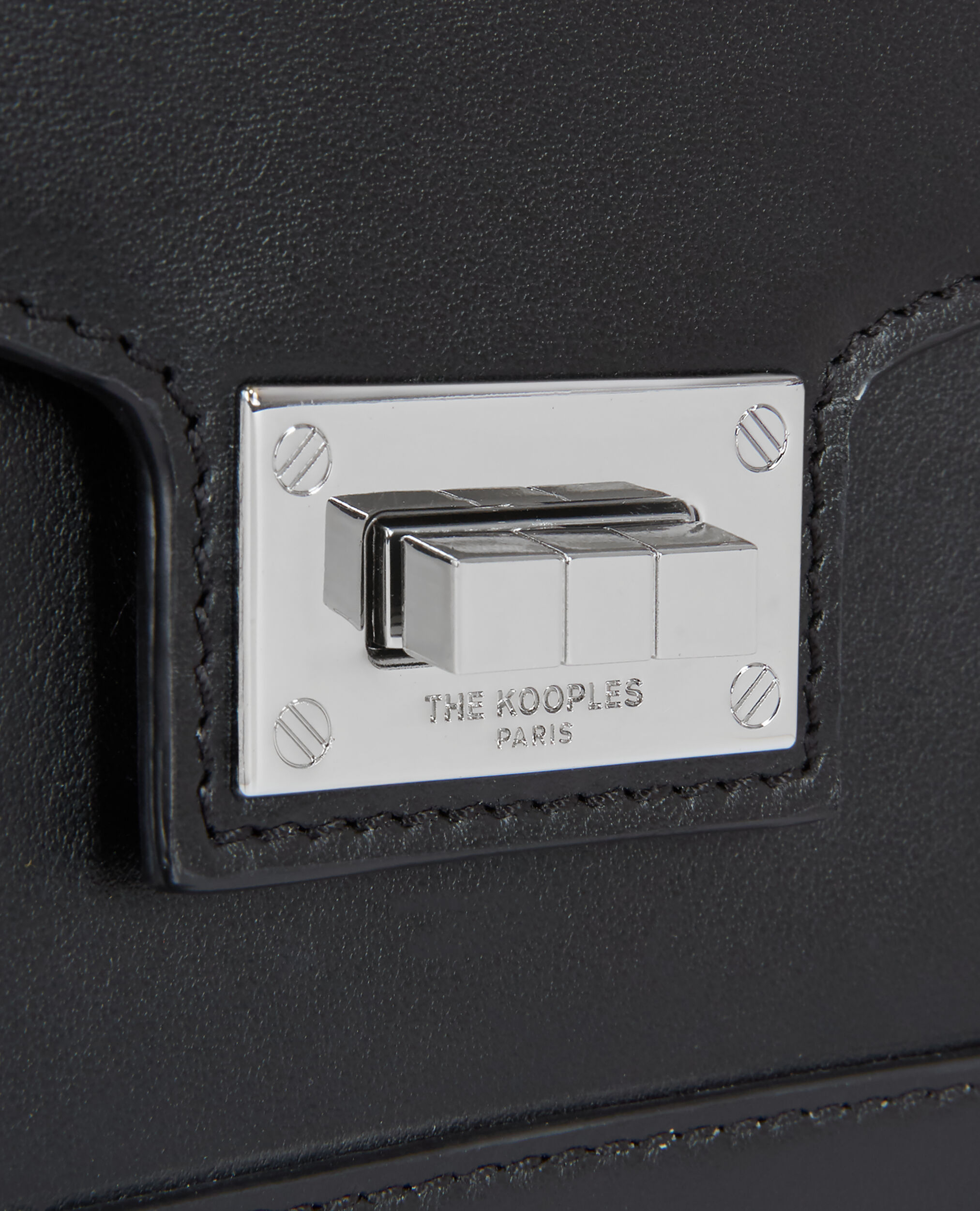 Sac Emily small en cuir noir