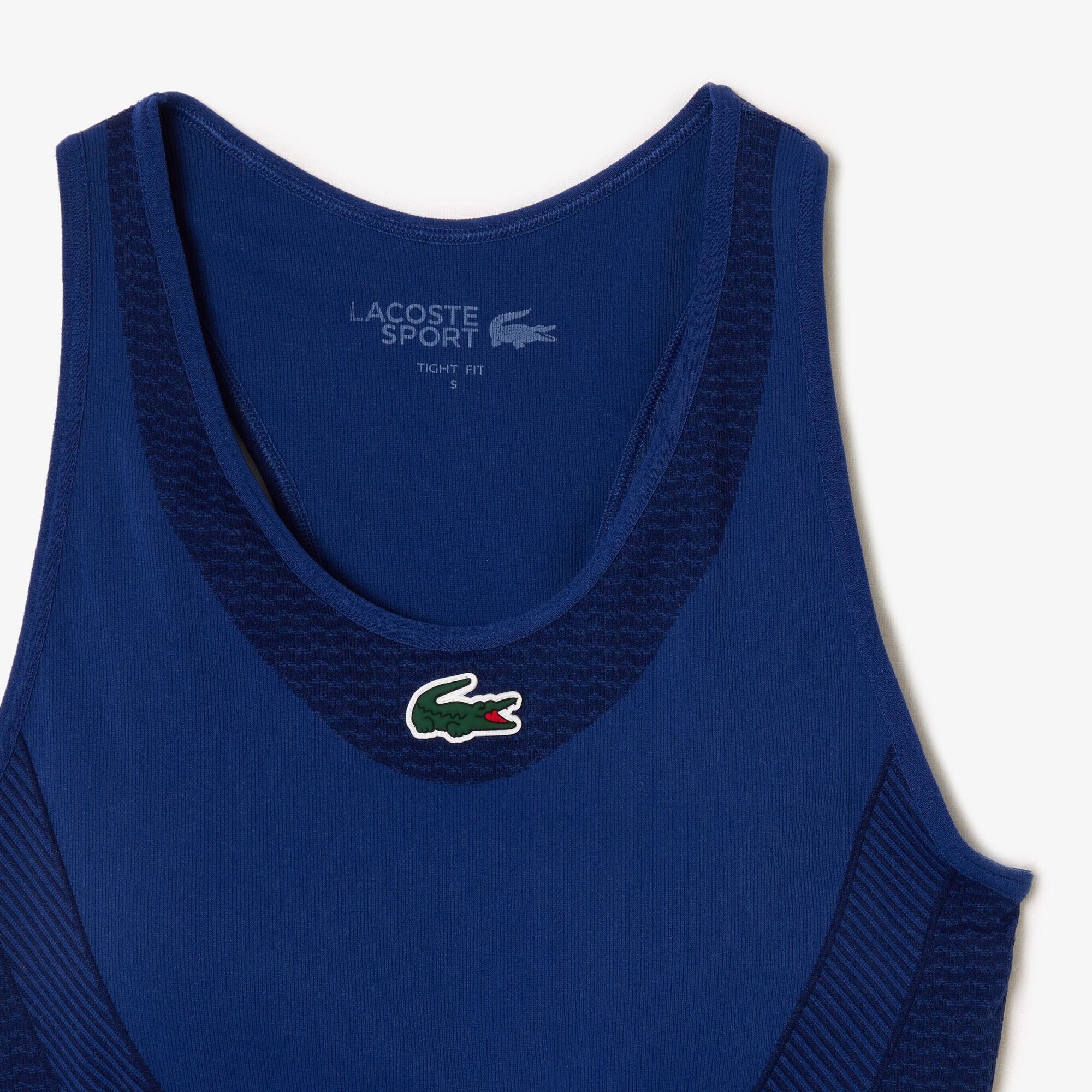 Brassière Lacoste Sport extensible sans couture Brassières & Leggings - Bleu - Lacoste - Femme