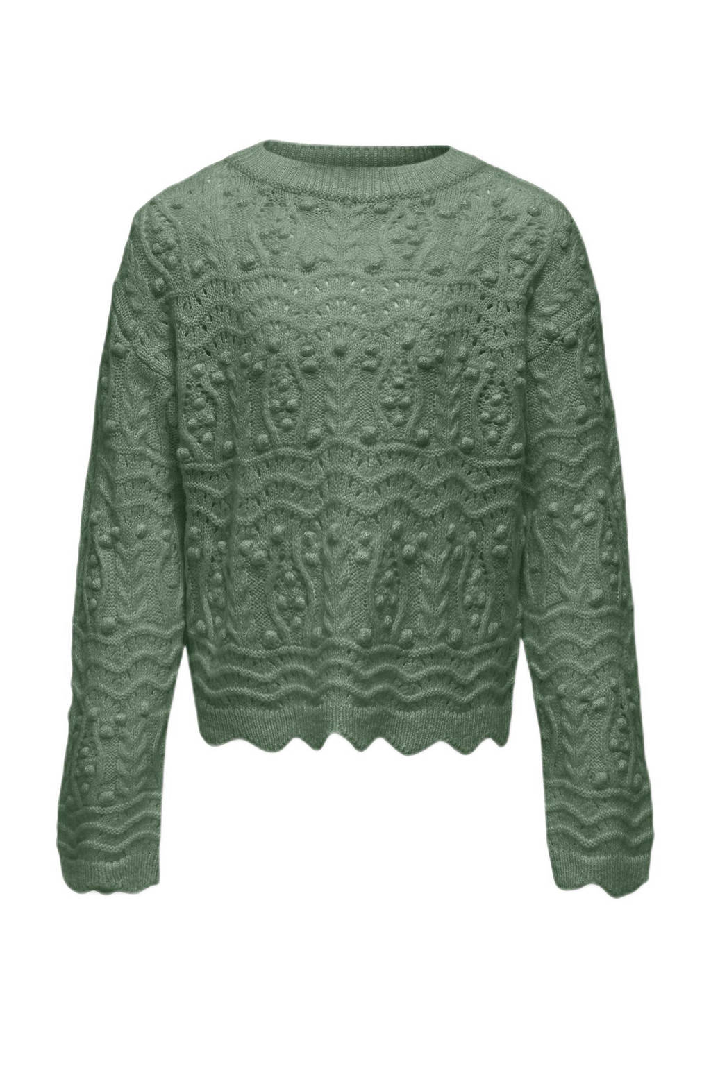 ONLY gebreide trui groen