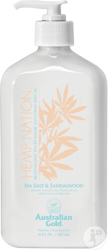 Australian Gold Hemp Nation Sea Salt & Sandalwood Lotion Après Soleil Flacon Pompe 535ml