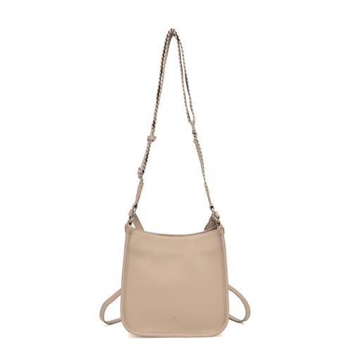 Adax Hello I'm Vegan Gunn Skuldertaske, Dark Beige