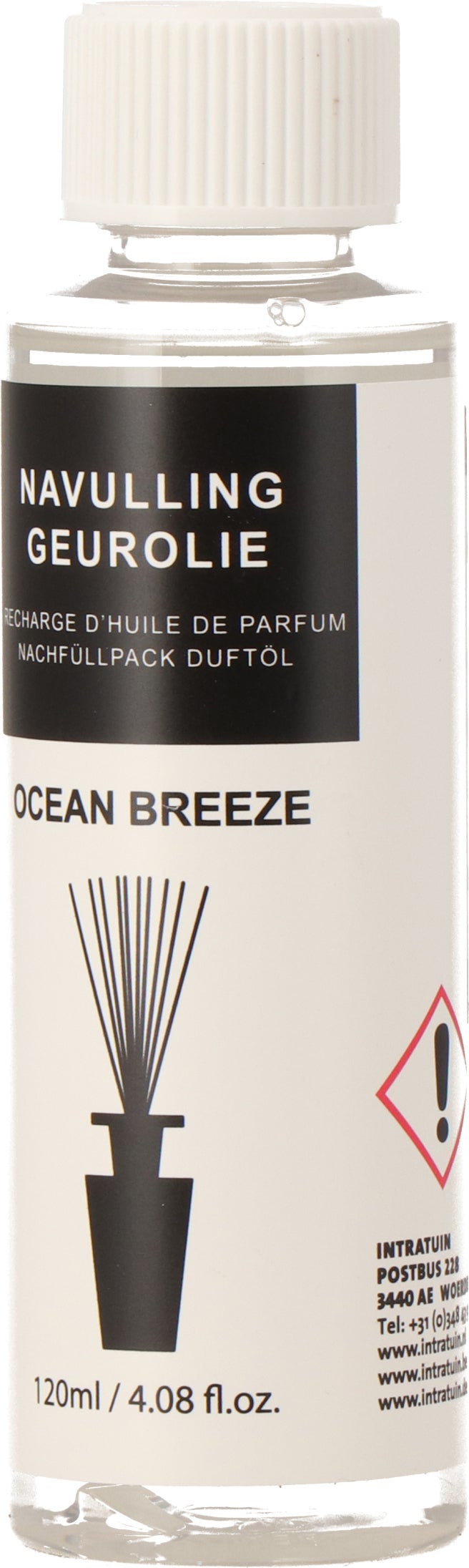 Intratuin navulling geurstokken Ocean Breeze 120 ml