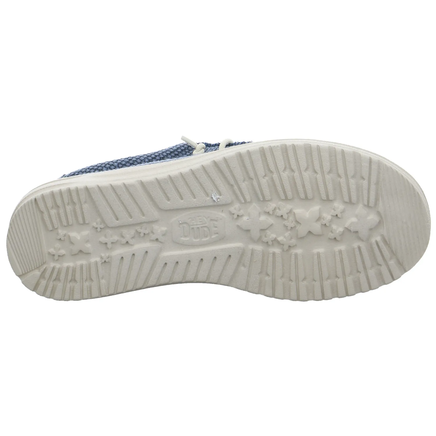 HEY DUDE Halbschuh Blau Textil