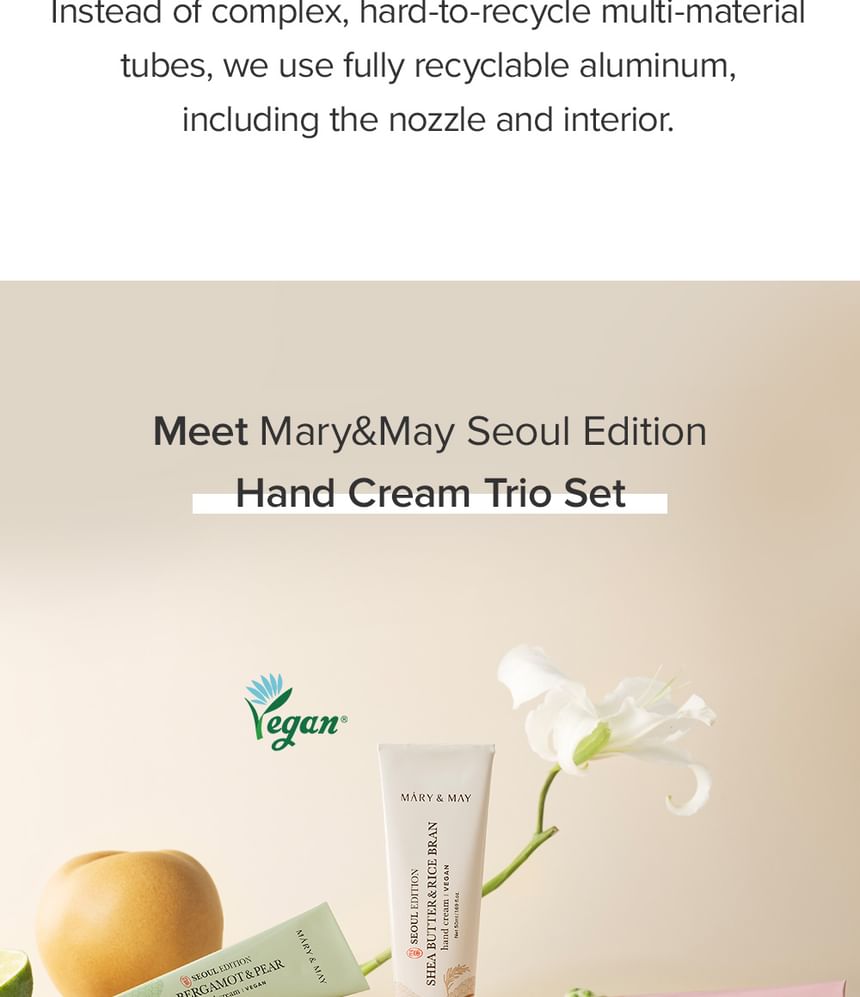 Mary&May - Bergamot & Peer Handcrème