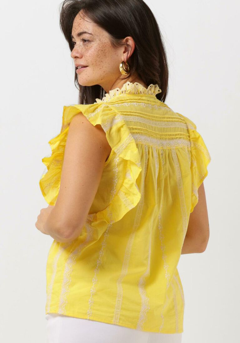 SUNCOO gele suncoo blouse louki