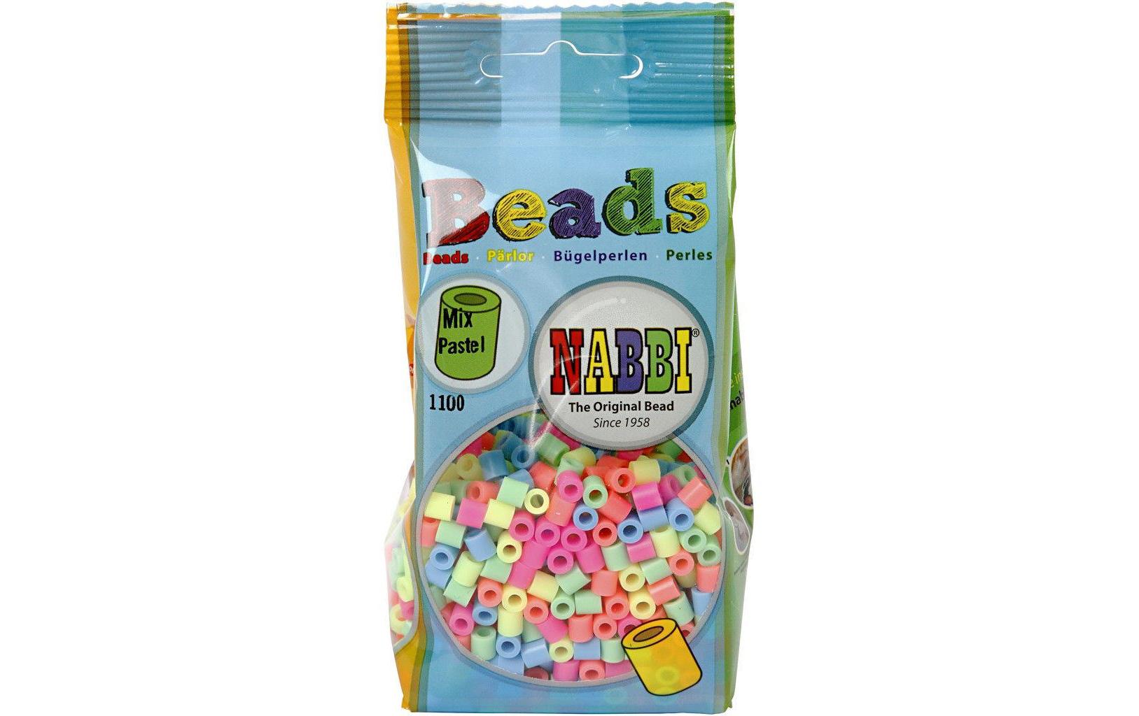 Bügelperlen Nabbi Medium PastellfarbenBeads