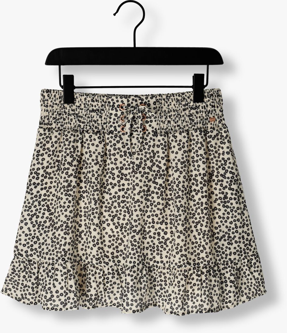 NOBELL ecru nobell minirok ninez mini flower short skirt
