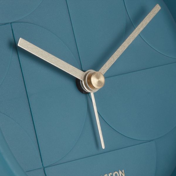 Karlsson Echelon Circular Wekker - Donker Blauw