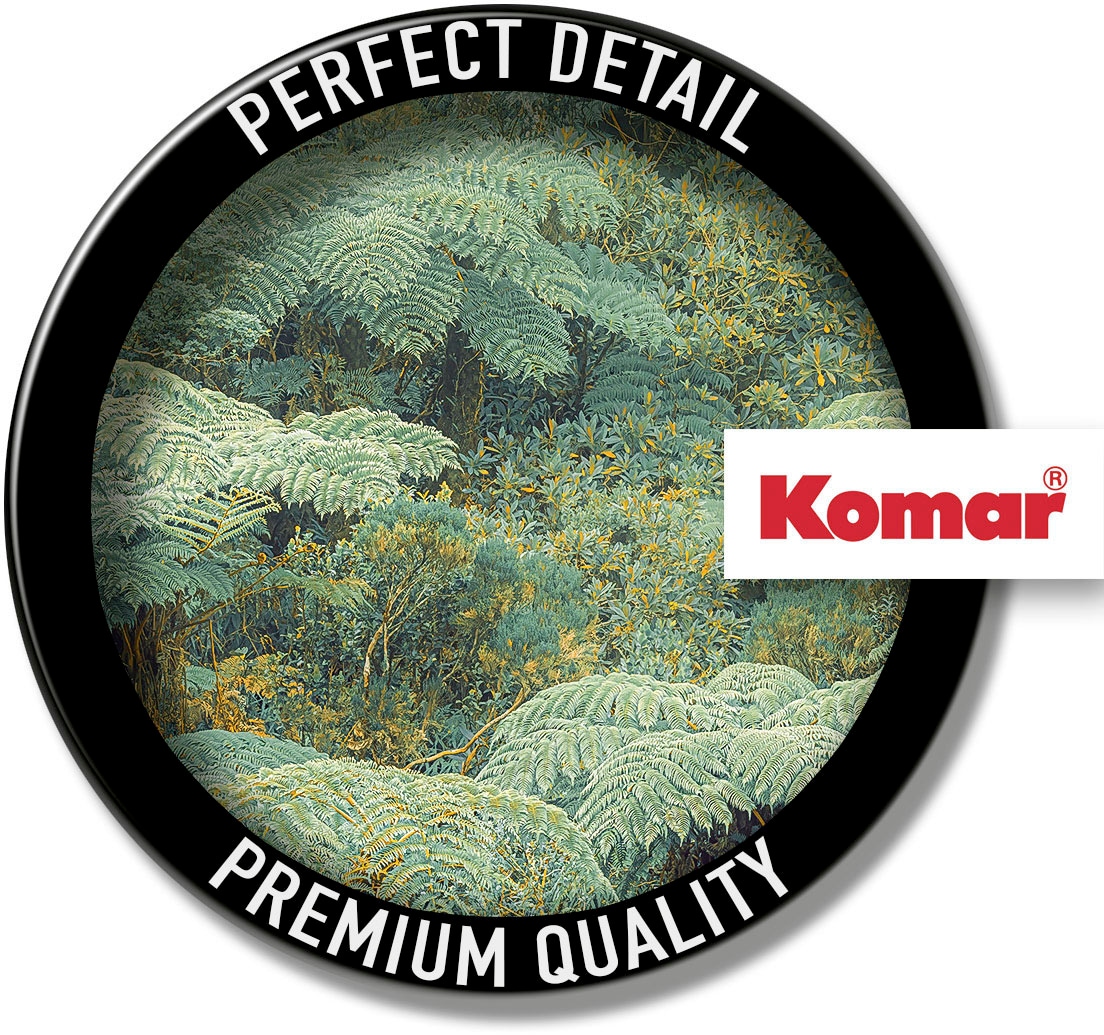 Komar Fototapete »Digitaldruck Vlies -  Jungle Lands - Grösse 400 x 250 cm« bedruckt glatt Wohnzimmer, Schlafzimmer