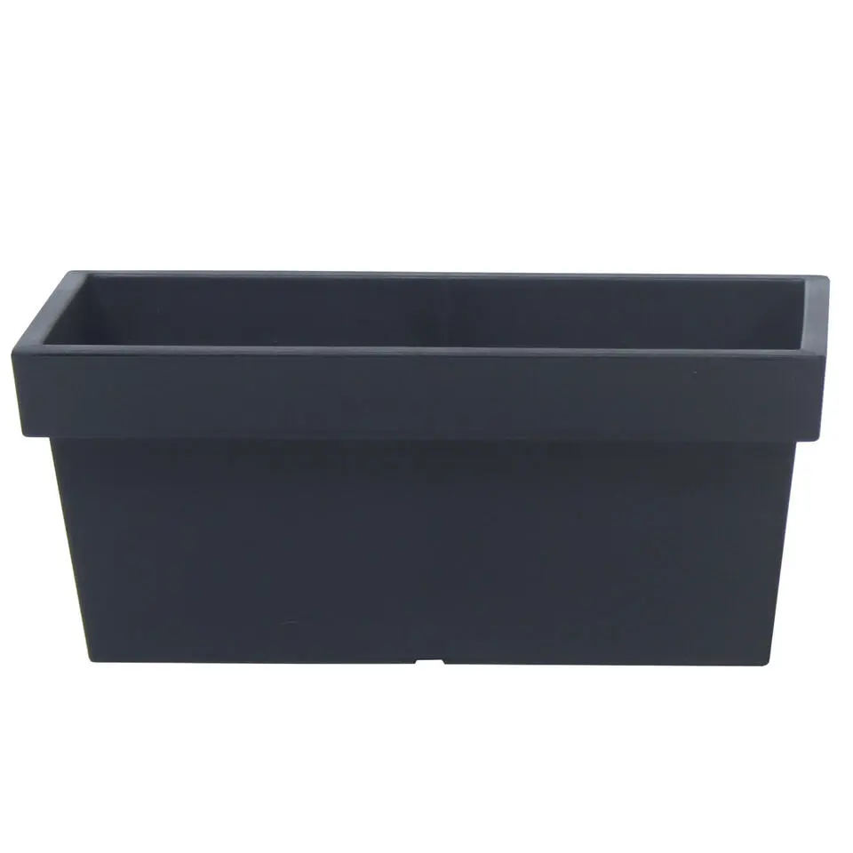 Prosperplast Plantenbak - kunststof - 79 x 35 x 33 cm - antraciet