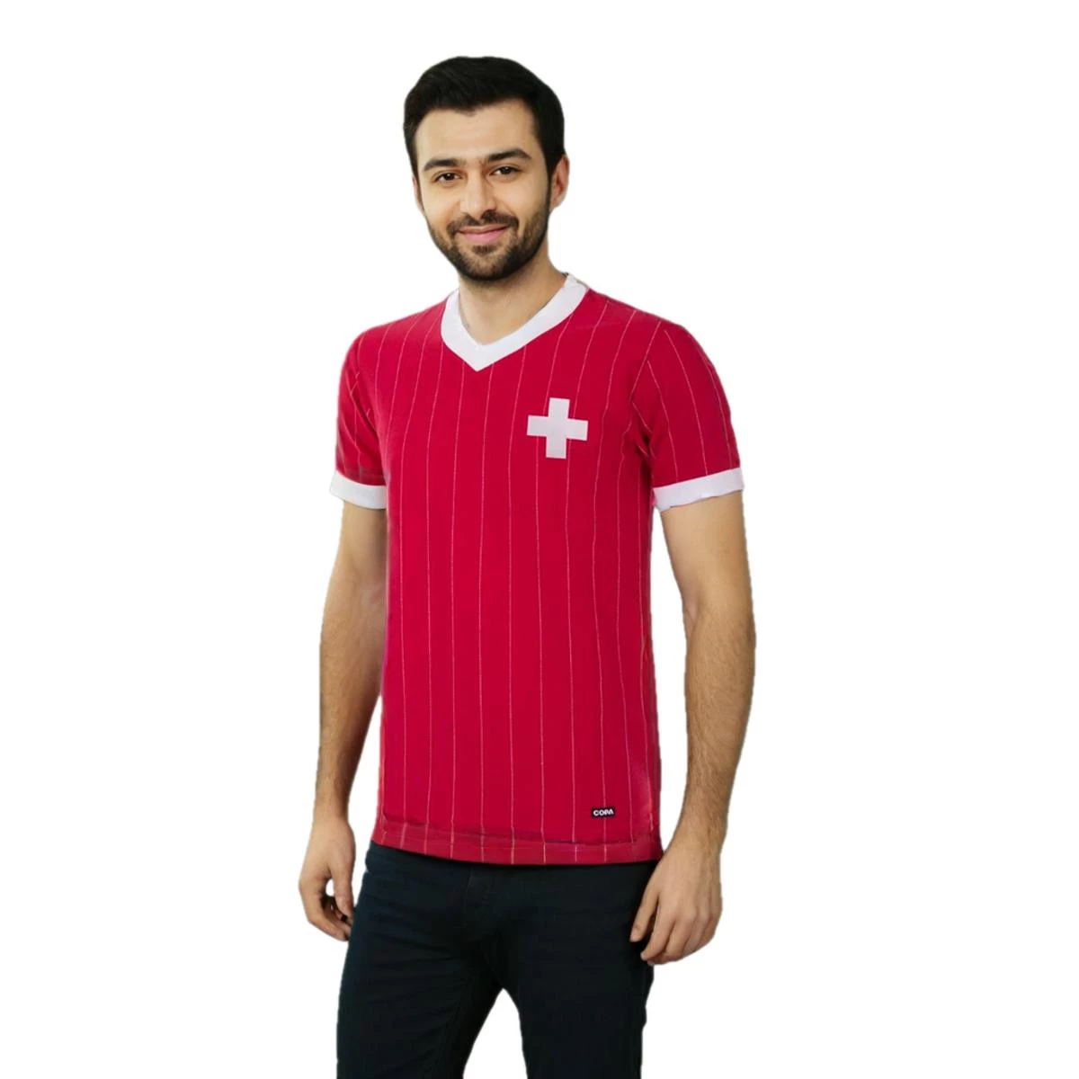 T-Shirt COPA Switzerland 1982 Retro Football