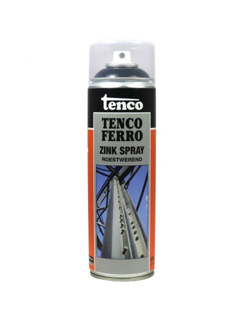 Tenco Tencoferro Spuitbus - Roestwerende Ijzerverf - 500 ml Zink Dekkend