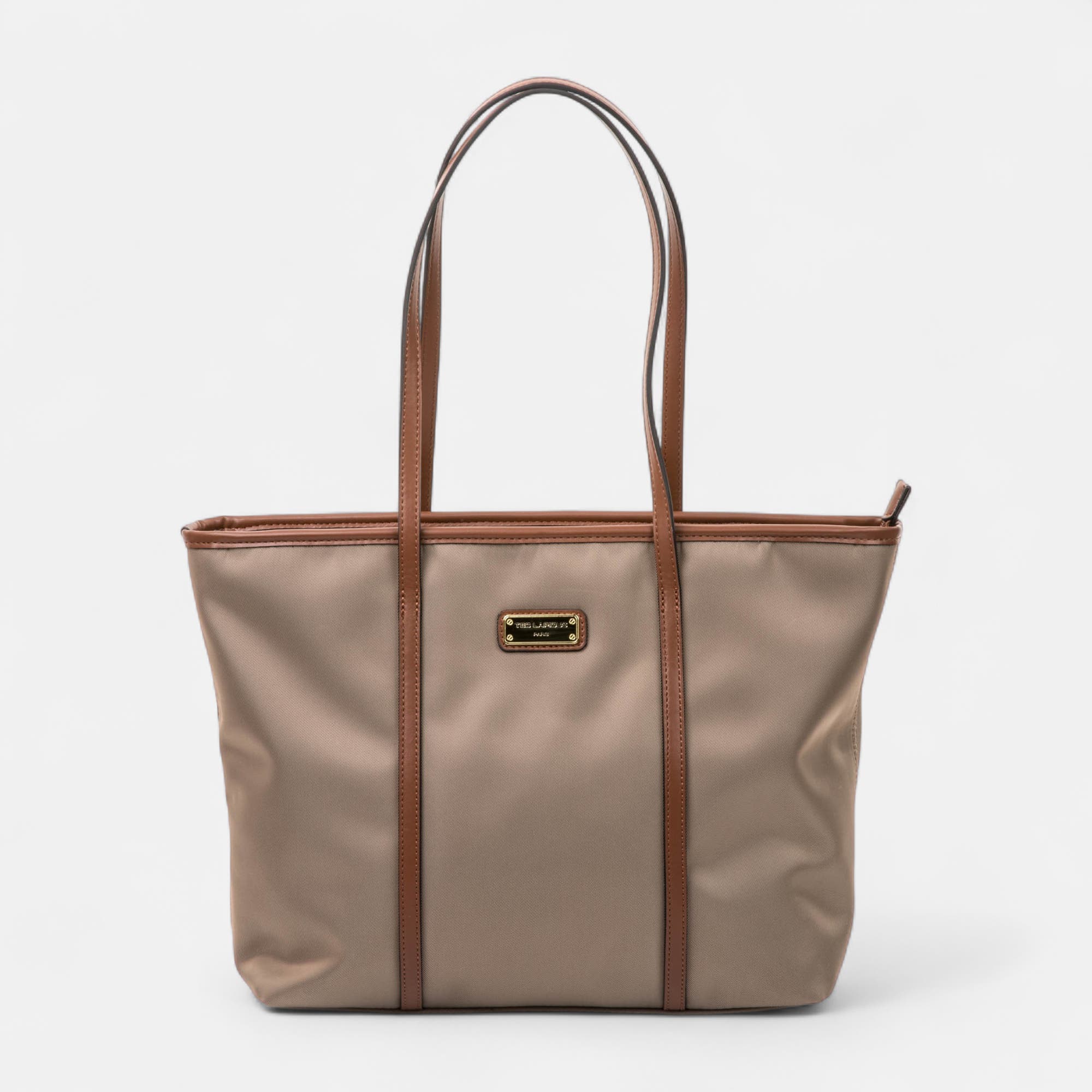 Sac de shopping beige