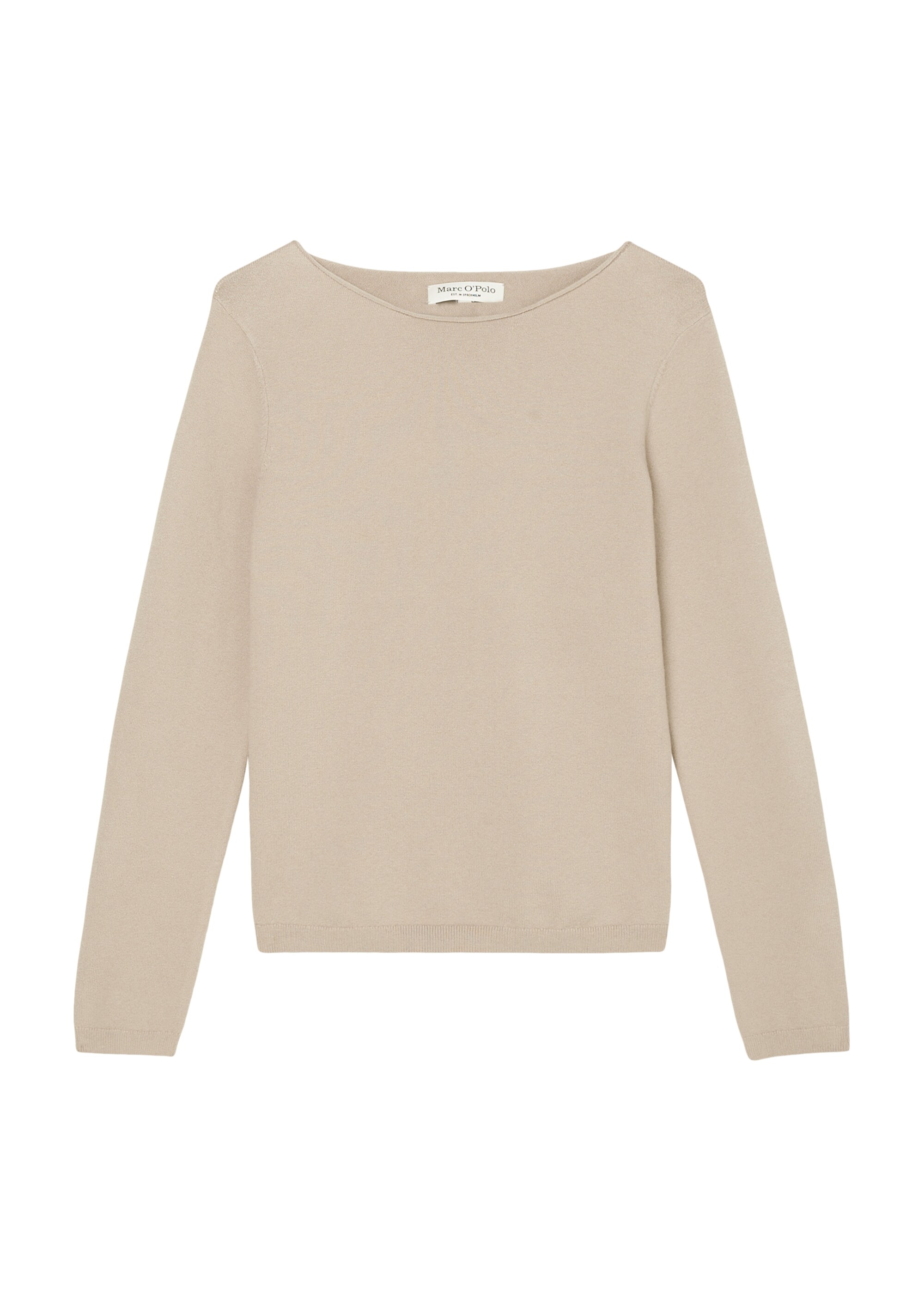 Basic-Strickpullover regularaus softem Baumwolle-Schurwolle-Mix