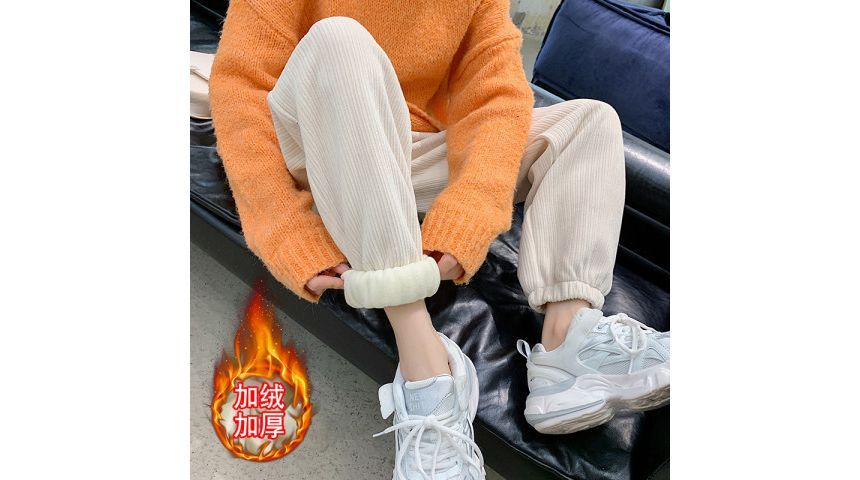 Maisee - Effen joggingbroek met trekkoord in de taille