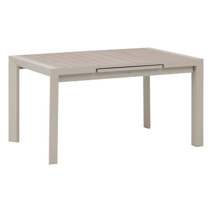 Table de jardin EVASION Effet bois Lin / Argile