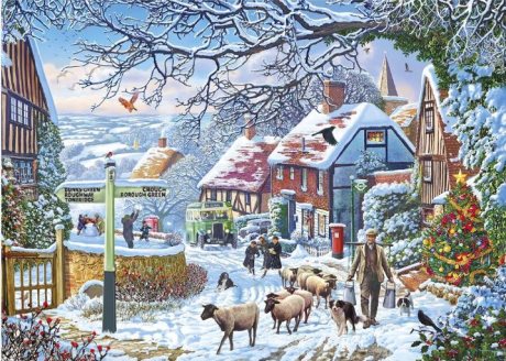 A Winter Stroll Jigsaw Puzzle 1000pc (Jigsaw)