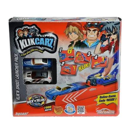 Majorette Klikcarz Klik N Shoot Launcher Pack
