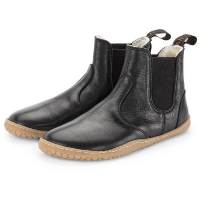 Barfuß-Chelsea-Boot, Schwarz