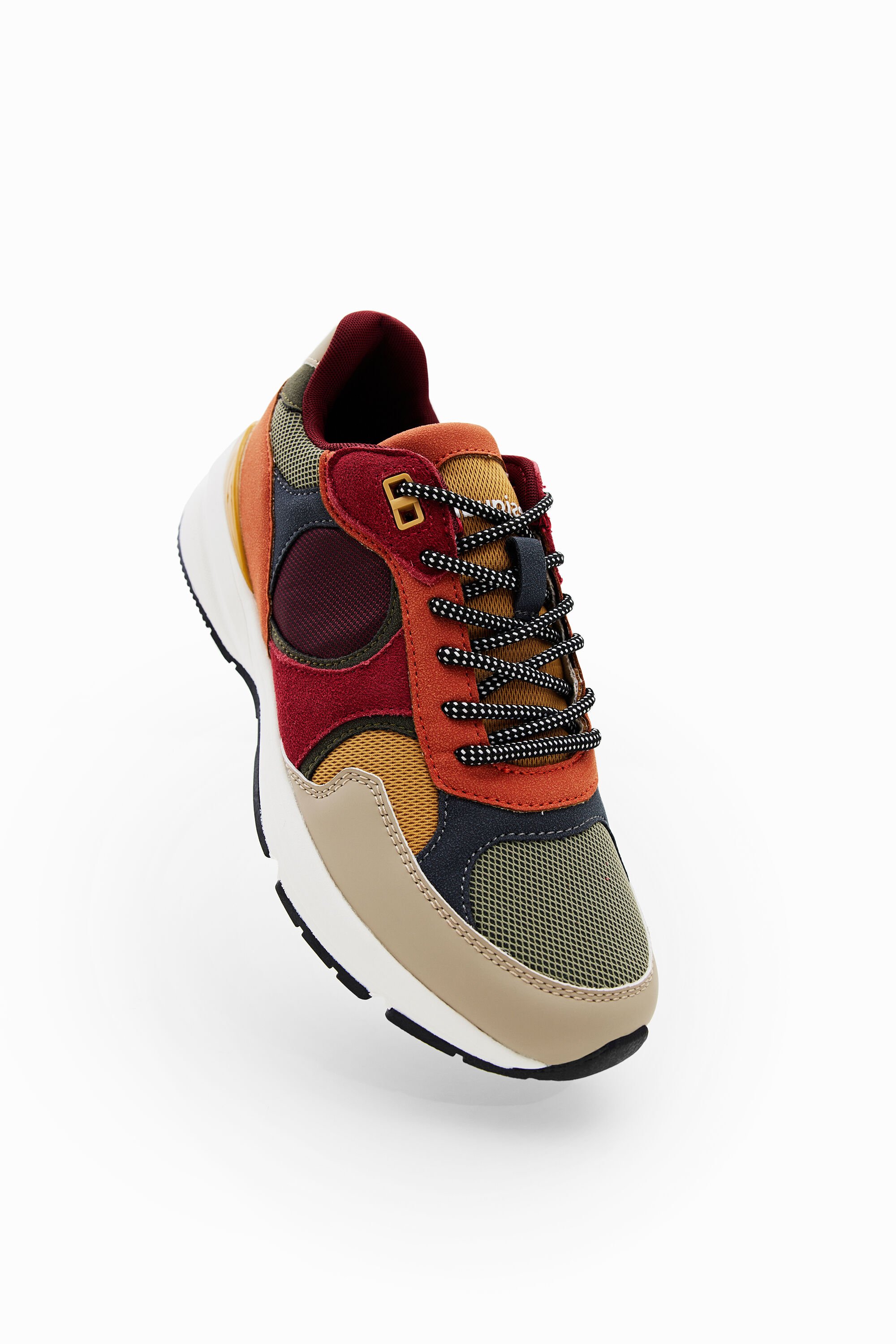 Baskets de running patchwork