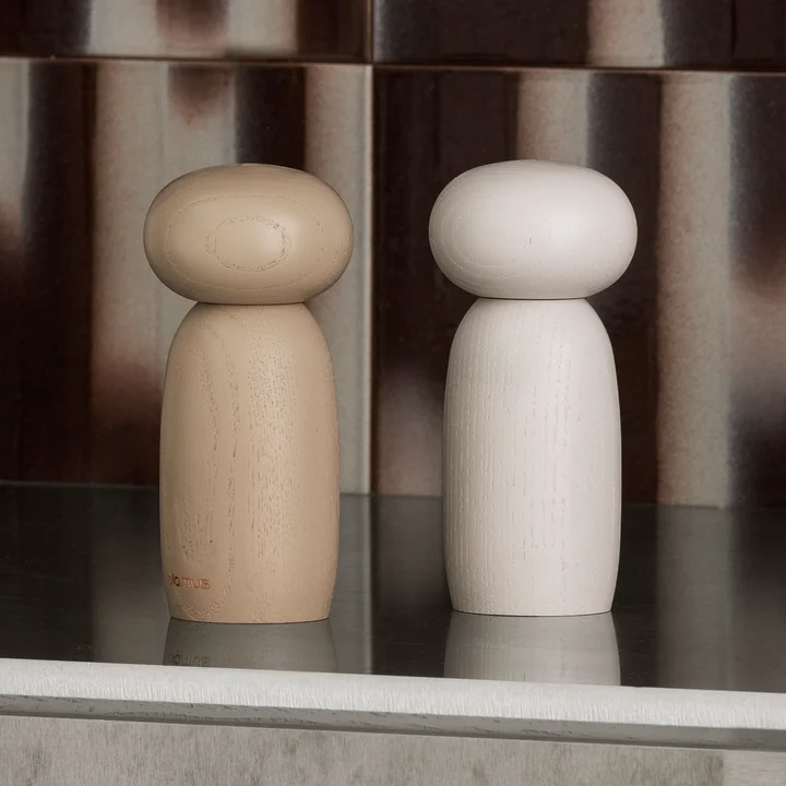 Blomus - Moli Salz- und Pfeffermühle, moonbeam / nomad (2er-Set)