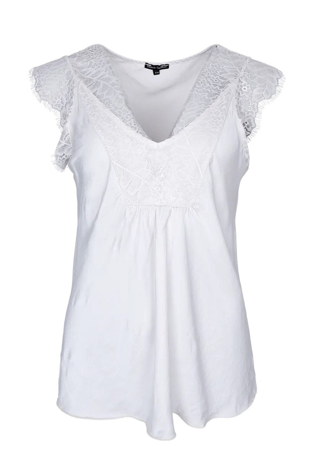 Black Colour Bcbilly Lace Top Vintage Dyed